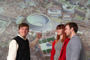 Historian Matthew Nicholls teaching