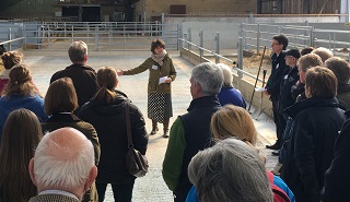 Caroline Drummond at event to mark CEDAR being made a LEAF innovation centre
