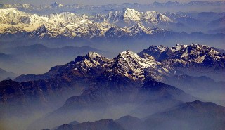 The Himalayan mountain range