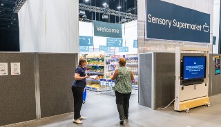 Visitors at the Sensory Supermarket event