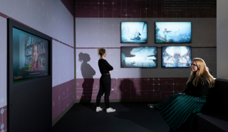 Hannah Cloke gives a video talk at the Science Museum