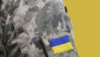 War in Ukraine event poster image of Ukrainian soldier