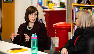 Bridget Phillipson MP visits the University of Reading Institute of Education