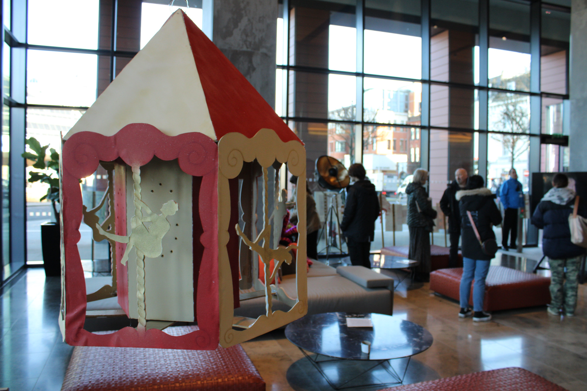 Student artwork on display