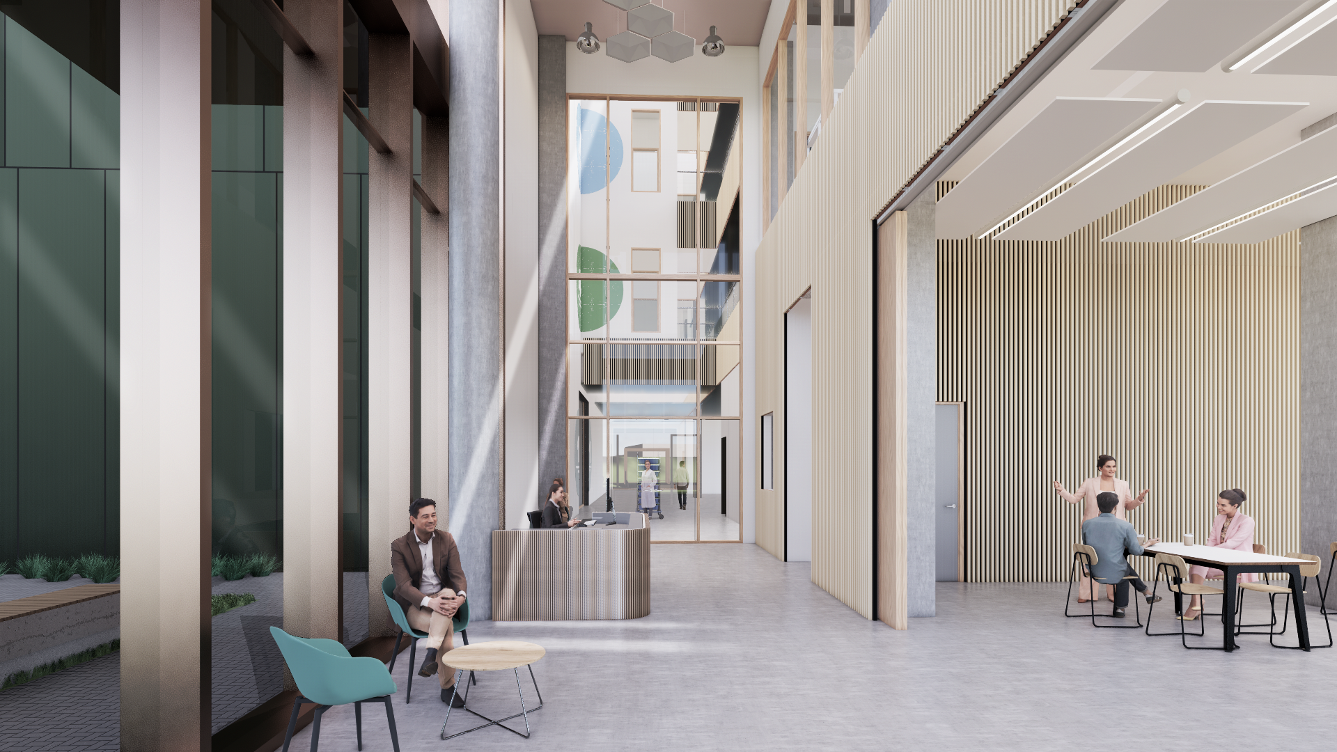 Main entrance of proposed new Natural History Museum site in Shinfield