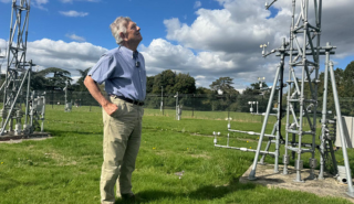 Professor Anthony Illingworth at the Reading University Atmospheric Observatory