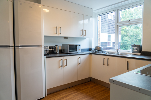 Communal kitchen area