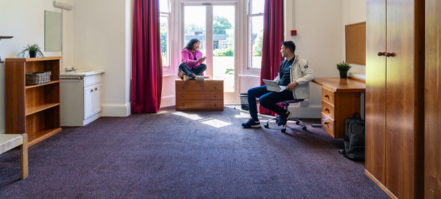 Students sat in standard room