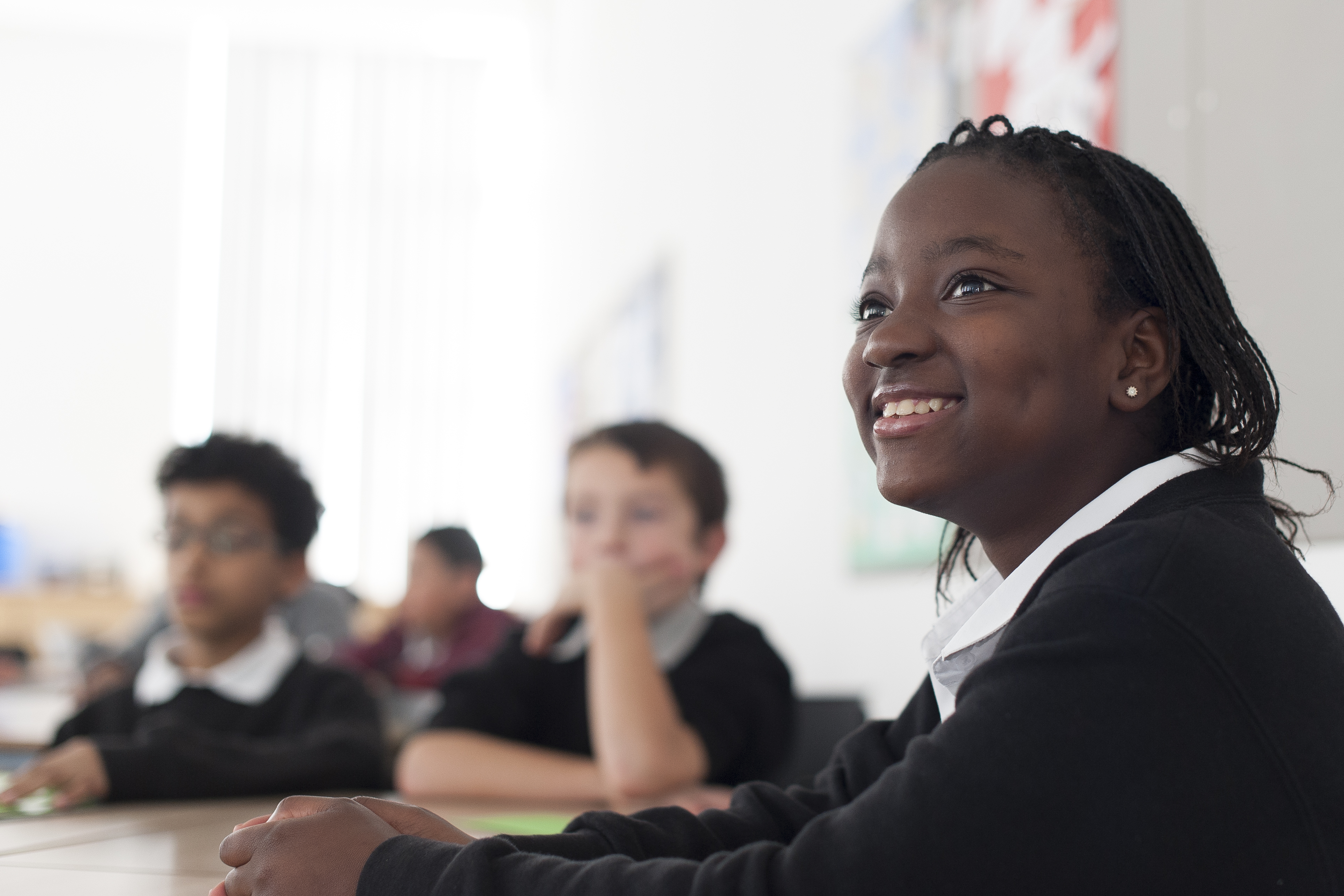 School children in a classroom