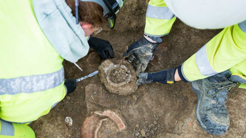 Archaeological dig