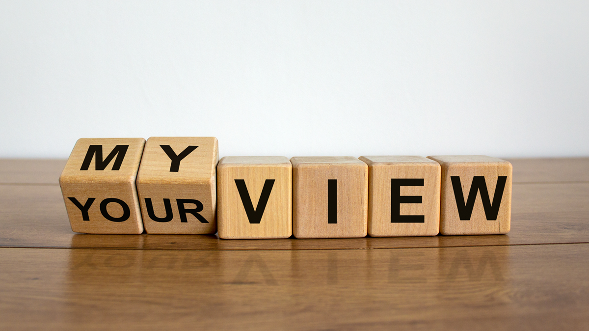 My view your view