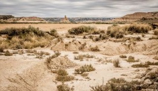 Dry desert and sand in Spain
